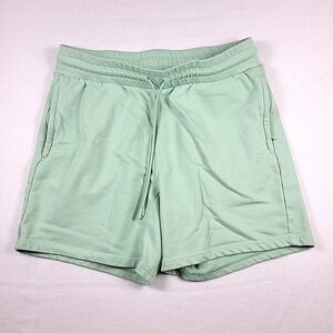 Fabletics The‎ Lightweight Go-To Short Terry Cotton Soft Men XL Green Athleisure